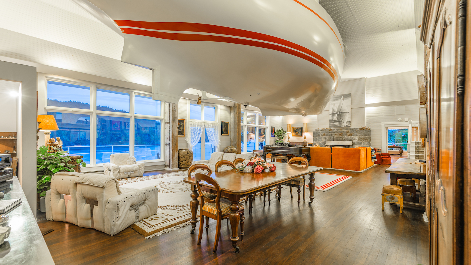 This Vancouver Island Home Has A Boat In Its Ceiling – Luxury Residence
