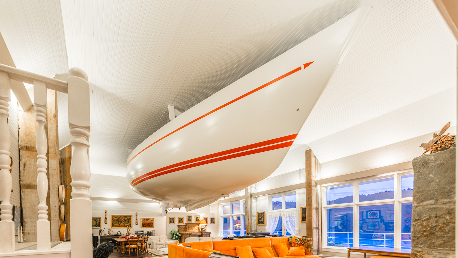 This Vancouver Island Home Has A Boat In Its Ceiling – Luxury Residence