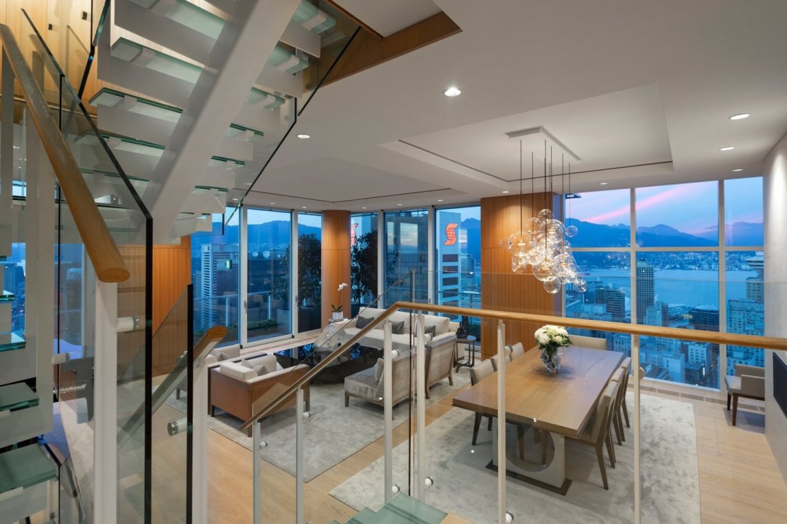 telus garden towers penthouse for sale vancouver 2