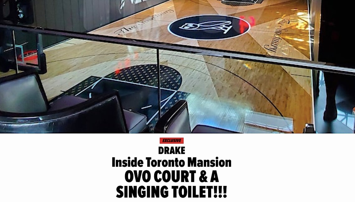 drakes mansion home tour tmz